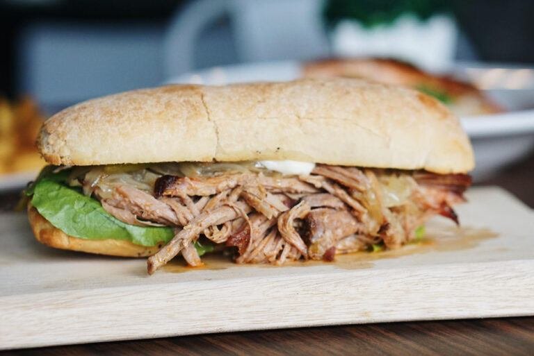 Philly steak sandwich made with House Blend XLS